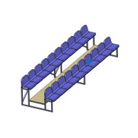 Трибуна для зрителей на 20 мест Dinamika ZSO-002784