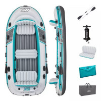 Надувная лодка 364х166см вёсла 62064, насос 62086, до 600кг Bestway Adventure Elite X5 Raft Set 65159