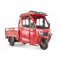 Грузовой электротрицикл RuTrike КАРГО Кабина 1500 60V1000W 022468-2734 красный