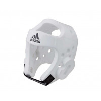 Шлем для тхэквондо Adidas Head Guard Dip Foam WTF белый adiTHG01