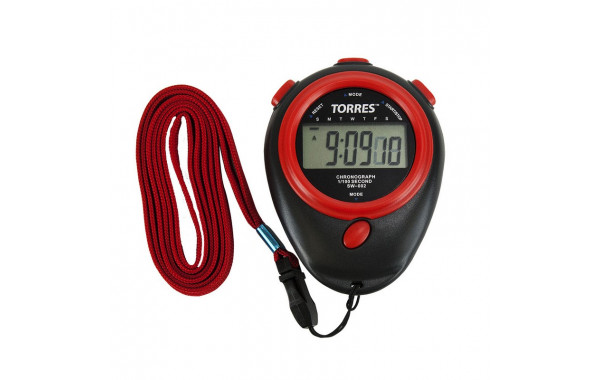 Секундомер Torres Stopwatch SW-002 черно-красный 600_380