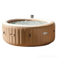 СПА-бассейн 145/196х71см Bubble Massage 795л, круглый Intex 28476