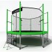 Батут i-Jump Classic 10FT 306 см с нижней сетью и лестницей зеленый 75_75