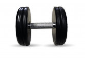 Гантель классик с вращающейся ручкой хром 22 кг MB Barbell MB-FdbEM-B22