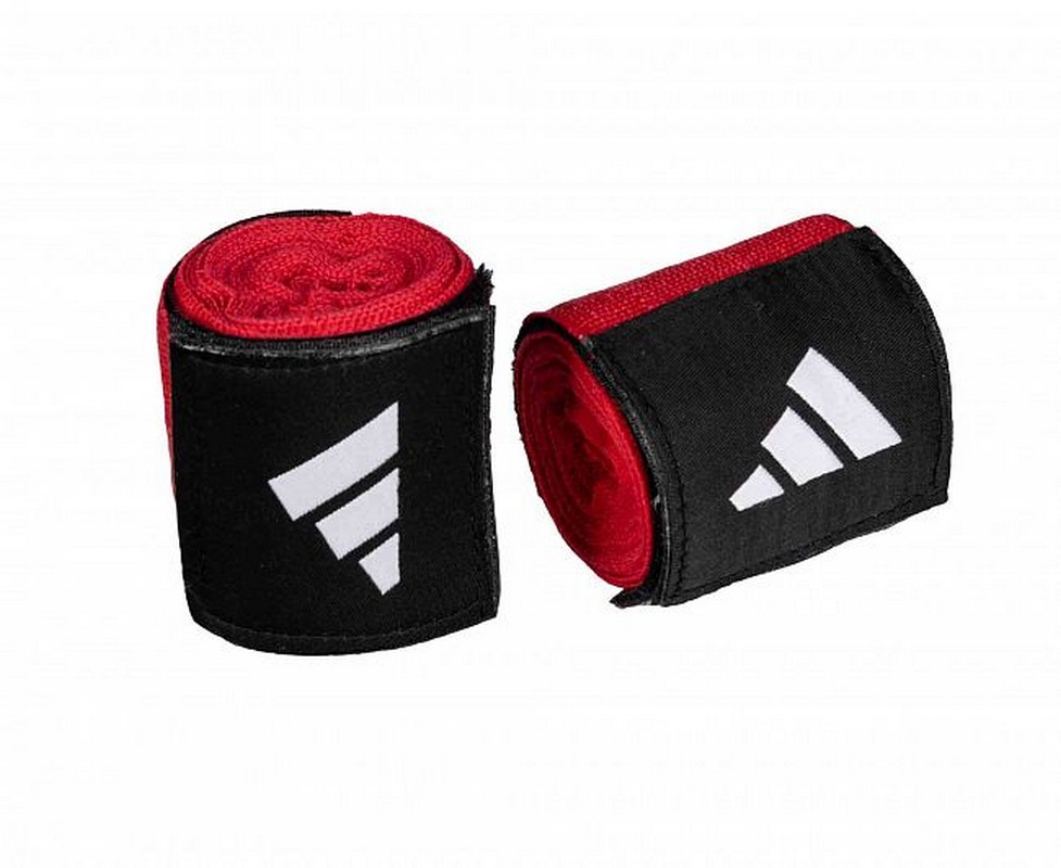 Бинты боксерские Boxing IBA Pro Hand Wrap adiBP031S красный 977_800