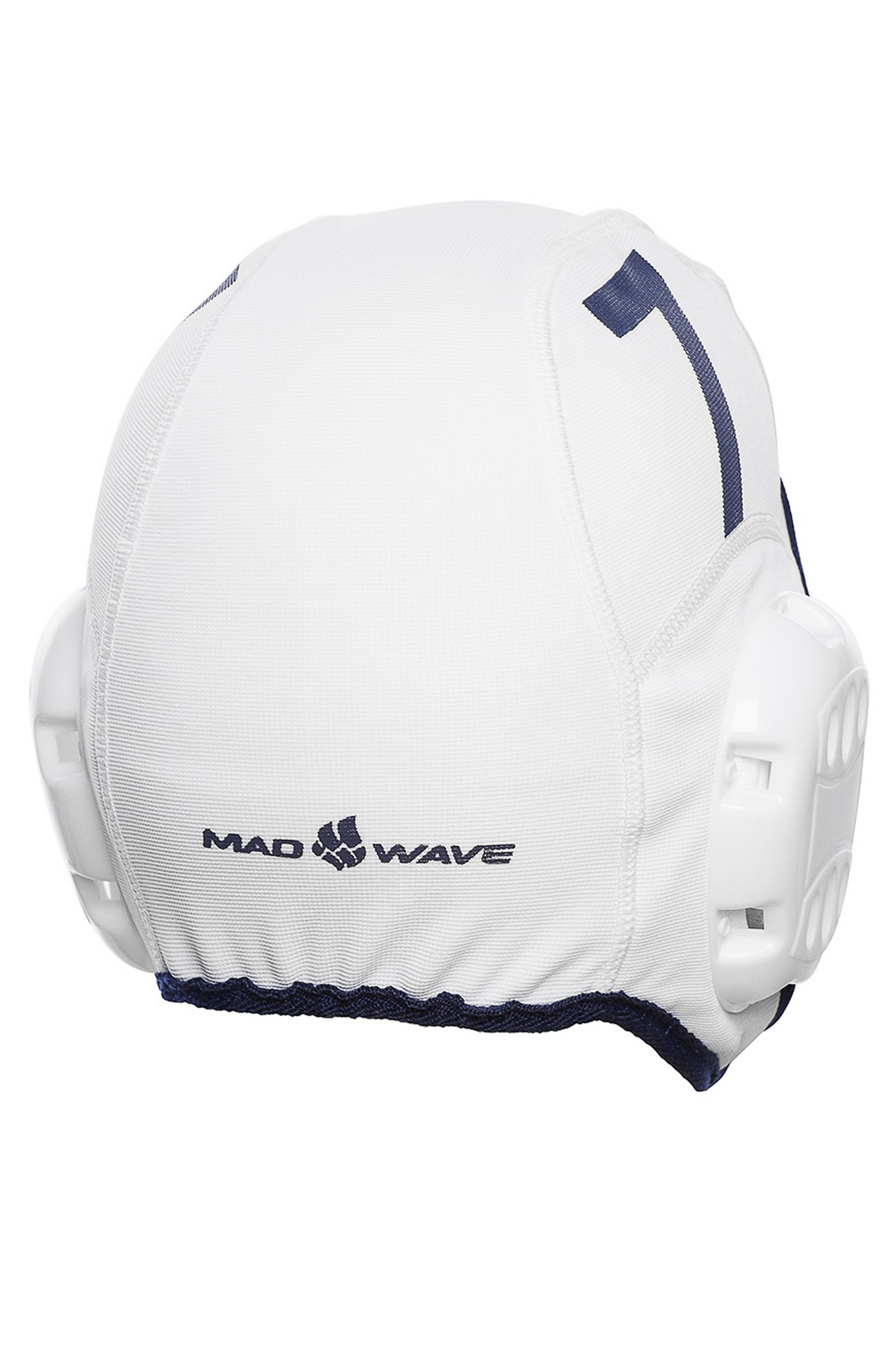 Шапочка для водного поло Mad Wave Waterpolo Caps M0597 01 07 02W белый 1333_2000