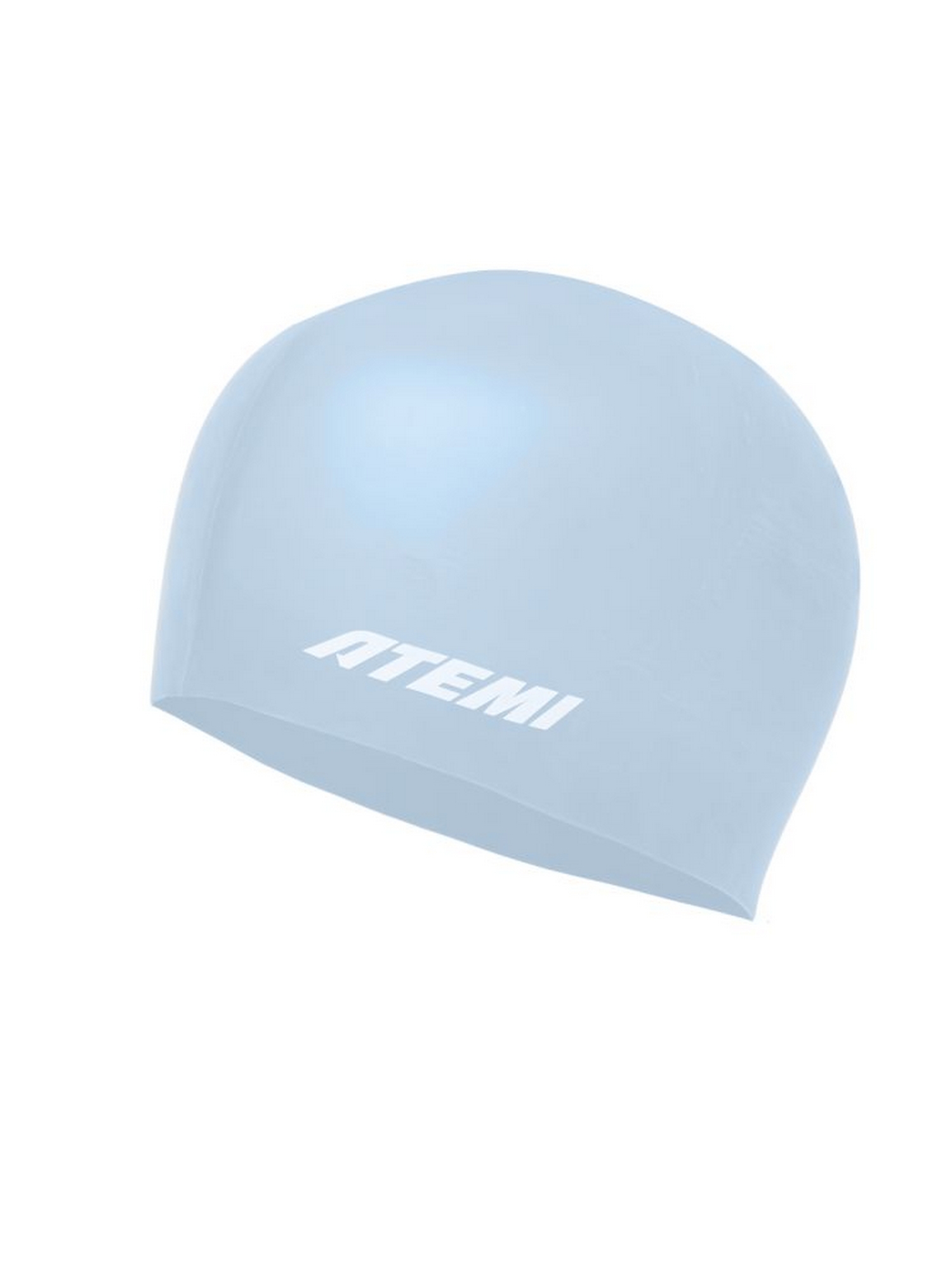 Шапочка для плавания Atemi light silicone cap Light blue FLSC1LBE голубой 1500_2000