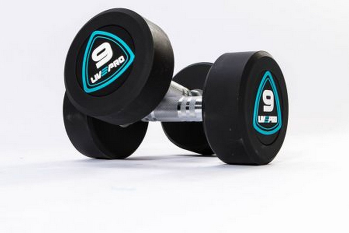 Гантели в уретане 6 кг Live Pro Studio Dumbbells LP8075-06 1200_800