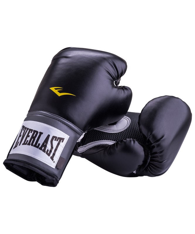 Перчатки боксерские Everlast Pro Style Anti-MB 2310U, 10oz, к/з, черный 665_800