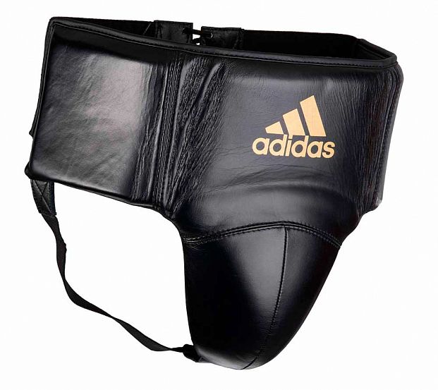 Защита паха мужская Adidas AdiStar Pro Groin Guard черно-золотая 621_553