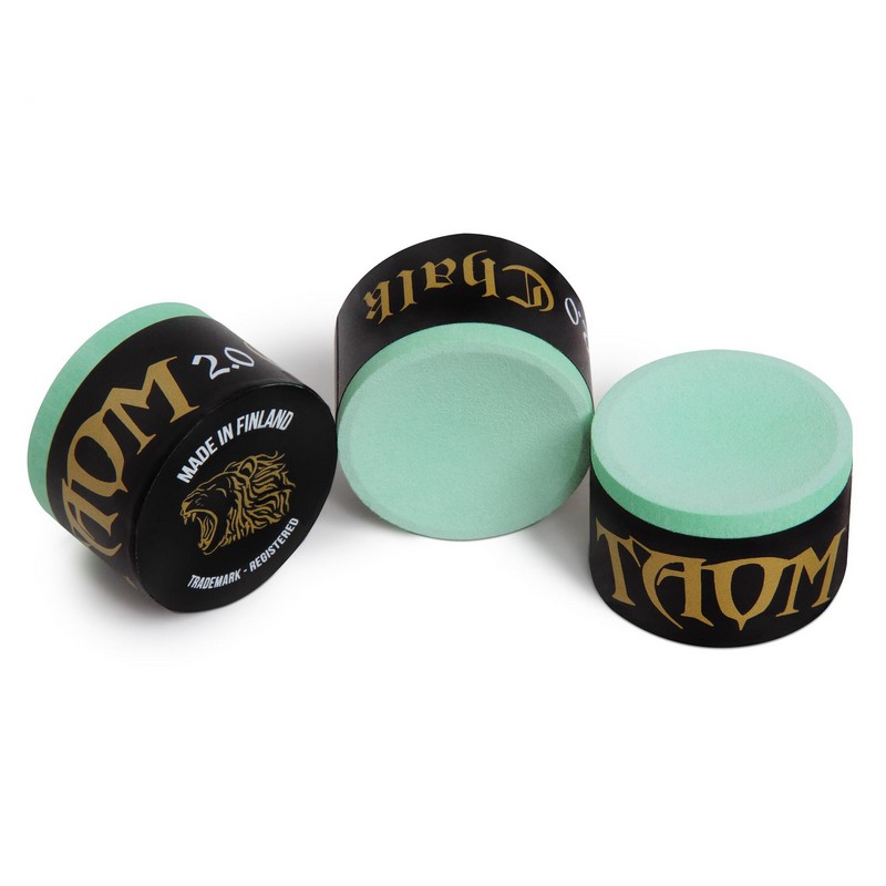 Мел Taom Chalk Snooker 2.0 Green 9шт. 800_800