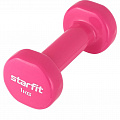 Гантель виниловая 1 кг Star Fit DB-101 розовый 120_120